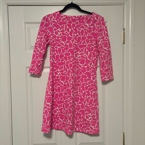 Mahi Gold Giraffe Print Dress